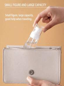 3个超细喷雾香水可填充瓶，面部保湿爽肤水化妆品小样空喷雾瓶，消毒酒精喷雾器