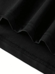 Áo thun ngắn tay cổ tròn màu trắng, kiểu dáng tối giản, in hình xe đua ngộ nghĩnh, thích hợp cho nữ, phù hợp cho mùa hè. - màu đen - Xem 7