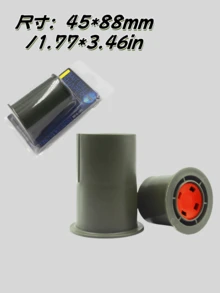 1pc/Set Fishing Bait Mold, Bottom Bait Ball Feeder, 40mm - ABS Material, Green, European Style Carp Bait Maker, Groundbait Maker, Bait Roller, Fishing Tackle