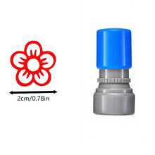 1Pc Teacher Encouragement Seal - Creative Red Ink For Grading And Motivation, Circular "Bravo!" Design With A Thumbs Up Symbol, Perfect For School And Office Use, Teacher Thank You Gift - A - View 5