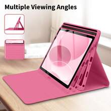 Pink Glitter Flat Tablet Protective Case With Pen Slot, Compatible With Samsung Galaxy Tab / IPad / Redmi Pad SE - Pink Glitter - View 2