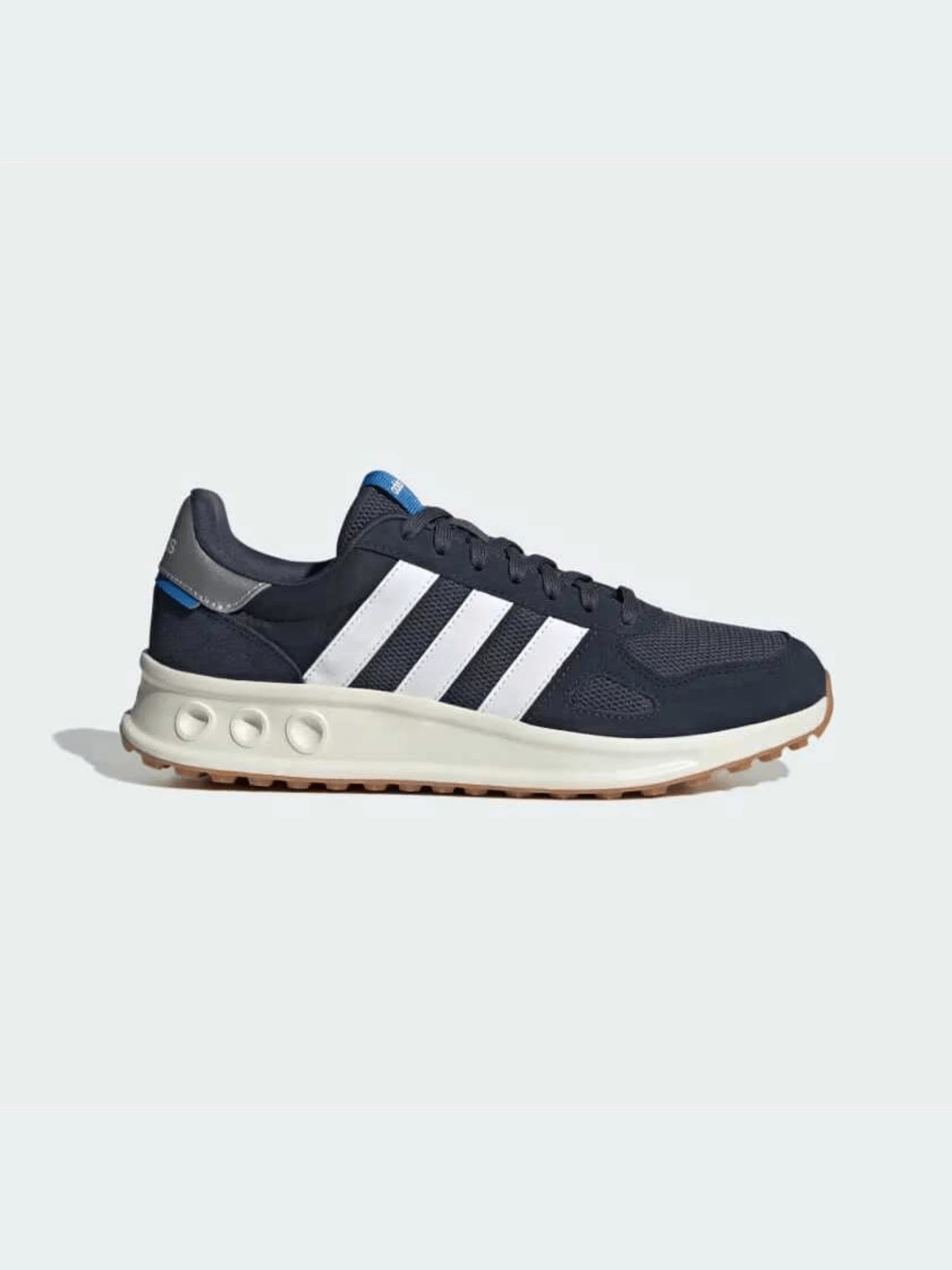 Adidas Run 84 Sneakers, Comfortable Lightweight Running & Walking Shoes For Men And Women, Casual Color Blocking Trainers For Sports & Outdoor Wear, Bright Colors For Gym - 暗影海軍藍 / 雲霧白 / 霧面銀 - 查看 1
