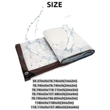 High-Quality Waterproof Car Side Awning Curtain, Convenient Installation And Storage, Essential For Outdoor Use In Extreme Weather - Transparent - View 4