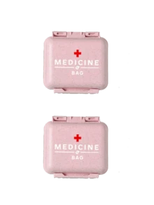 Hộp đựng thuốc mini 6 ngăn di động, Hộp đựng thuốc nhỏ 6 ngăn, Hộp đựng thuốc nhỏ màu hồng có chữ 'medicine', Hộp đựng 6 ngày một tuần, Hộp đựng thuốc du lịch ban đầu, Hộp đựng thuốc di động 6 ngăn, Hộp đựng thuốc hàng ngày để đựng vitamin, Hộp đựng thuốc nhỏ để bỏ túi, Hộp đựng thuốc có chữ cái ID, Hoa tai, Nhẫn, Hộp đựng đồ trang sức, Vật dụng thiết yếu cho gia đình, Vật dụng thiết yếu cho du lịch - Hồng - Xem 20