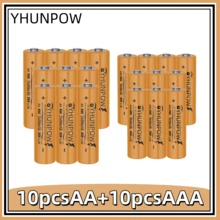 YHUNPOW AA2600mAh, AAA960mAh, 1.2V Ni-MH Rechargeable Battery, Compatible With Various Devices