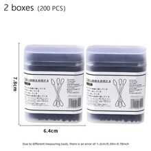 300/200/100 Double-Ended New Black Cleaning Swabs In A Box,New Clean Box,Double-Ended Disposable Cleaning Swabs For Blackheads,Double-Ended Design Making It Easier To Clean The Ears. Hygienic Cleaning Swabs For Household Makeup Removal.