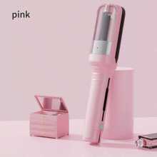 Juego de cortadora de pelo automática inalámbrica, recortadora desmontable para reparar puntas abiertas, recortadora de puntas del cabello para cabello seco, dañado y frágil, herramienta de corte de cabello portátil USB, regalo profesional para el cuidado del cabello, adecuado para uso en salón y hogar