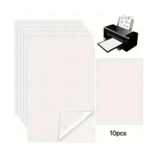 A4 尺寸空白水溶性刺绣稳定纸 - DIY 刺绣纸，可打印中等重量纸 - 适用于手工和机器刺绣，兼容印刷和绘图图案，刺绣工具，刺绣配件，可定制尺寸，适用于家居用品，DIY 手工艺品项目，成人工艺品，缝纫配件，十字绣，缝纫面料，缝纫图案，工艺用品，生日礼物，个性化礼物，祖父母的礼物