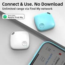 Pelacak GPS Mini untuk Apple iOS, Lokator AirTag, Pelacak Bluetooth, Kompatibel dengan Sistem Temukan Saya Apple, Pelacakan Akurat Jarak Jauh - Baterai Koin CR2032 yang Dapat Diganti, Cocok untuk Dompet, Hewan Peliharaan, Tas, Laptop, Mobil, dan Barang Berharga Lainnya, Hanya Mendukung Sistem iOS - MultiWarna - View 5