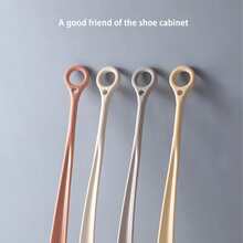 1 件长柄鞋拔，便携式提鞋器，适用于孕妇、老年人，方便穿鞋辅助工具