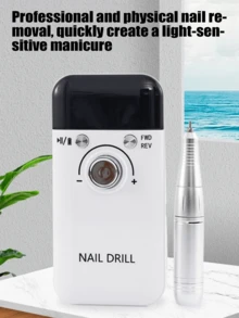 45,000 Rpm Electric Nail Polisher With LCD Screen, Low Noise Rechargeable Nail Polisher-Digital Speed Control, USB Power Supply, Compatible With LED Lights-Suitable For Home And Salon Use. - Multicolor - View 10