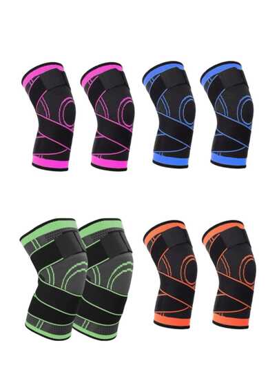 Kit 2 Joelheiras De Compressão Tensor Alívio De Dor No Joelho