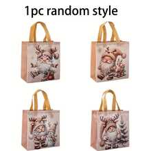 16 Stück Vintage Weihnachtsgeschenktüten - Weihnachtsmann, Rentier, Schneeflocken - beige & braun Feiertags Party Geschenke, Vlies-Tragetaschen für Weihnachten, Hochzeiten, Geburtstage - elegante Feiertags Verpackungsdekoration, saisonale Feiern, festliche Illustrationen, stabile Griffe, Hochzeitsplaner (1/8/16 Stück) Weihnachten Weihnachtsdekoration Weihnachtspyjamas Weihnachtsgeschenke Weihnachtsdekoration