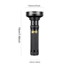 Alonefire New 100LED 395-405nm UV Flashlight - High-Power Ultraviolet Torch For Curing, Pet Stain Detection, Scorpion Hunting & Fluorescent Ink Identification