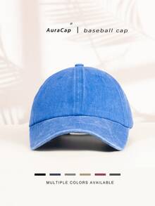 1pc Classic Retro Washed Baseball Cap, Unisex, Suitable For All Seasons, Christmas, Gym, Party, Wedding, Casual, Cute Trucker Hat