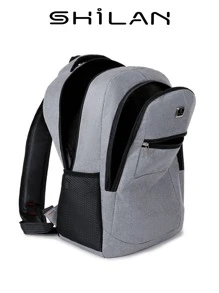 男士休闲百搭实用时尚背包，全新设计 - 淺灰色 - 查看 6