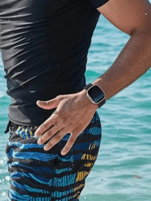 1 件男女通用海洋户外运动硅胶防水腕带,兼容 表带 42/44/45/46/49 毫米,兼容 Series Ultra/SE/10/9/8/7/6/5/4/3/2/1,智能手表表带配件(圣诞礼物准备) - 42mm(Series 123)/44/45/46/49mm - 查看 8