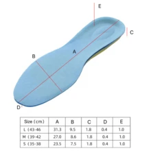 1 Cặp đế lót giày thể thao bằng silicon dày dặn dành cho cả nam và nữ, thoáng khí, thấm mồ hôi, đệm êm, chống sốc, thoải mái, nhiều kích cỡ có thể cắt tỉa tự do, phù hợp với giày thể thao, giày thường, giày da - Màu vàng - Xem 3