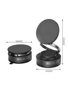 Strong Magnetic Car Phone Holder With Foldable Design - Black - View 4