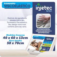 Kit Of 3 NASAA-X 3D Original Premium Viscoelastic Pillows (40X60X13cm) High Anti-Allergic Anti-Mite Soft Pain Relief - 米色 - 查看 4
