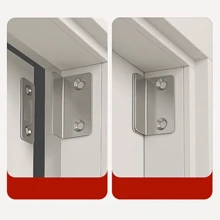 Magnetic Door Catch, Magnetic Cabinet Door Adhesive Patch, Invisible Drill-Free Sliding Door Wardrobe Catch