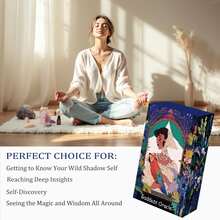 Tzxamsez 58 Nature-Infused Oracle Cards For Modern Life|Beginner-Friendly Healing & Inspiration Deck - nữ thần - Xem 6