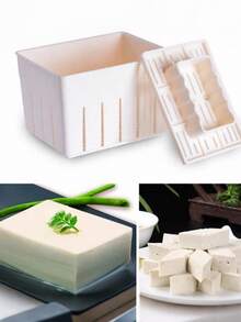 1pc Cheese Press, Yogurt Strainer, Tofu Press, Creative Tofu Press, Boiled Tofu Maker, Kitchen Tool - Multicolor - View 4