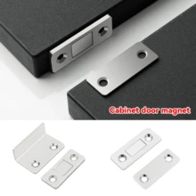 Magnetic Door Catch, Magnetic Cabinet Door Adhesive Patch, Invisible Drill-Free Sliding Door Wardrobe Catch