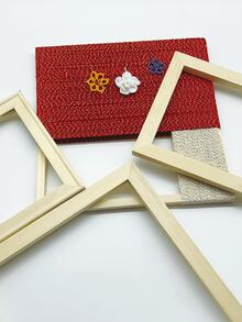 DIY Frame Kit, Canvas/Oil Painting Frame Set, Self-Installation Or Pre-Assembled, For Home Room And Office Decor, Christmas & Valentine's Day Gifts - Apricot - View 5