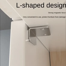 Magnetic Door Catch, Magnetic Cabinet Door Adhesive Patch, Invisible Drill-Free Sliding Door Wardrobe Catch