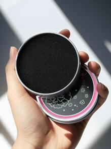 化妆刷清洁剂，用于快速清洁化妆工具，1 件换色眼影干洗盒以及海绵，可重复使用