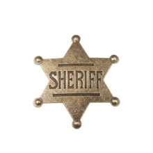 1 pieza/3 piezas Broche de metal para hombres, broche de dibujos animados de anime, broche de metal de insignia de sheriff del estado de EE. UU., accesorio de broche vintage, decoración de mochila, accesorio de cosplay, regalo coleccionable asequible, Halloween - Multicolor - Ver 10