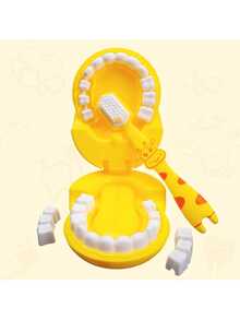 儿童早教玩具仿真小鹿刷牙模型牙刷牙齿套装男女孩 - 彩色 - 查看 4