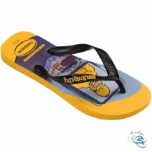 Havaianas Simpsons Casual Flip Flops For Men, Adult, Original - Yellow Pop - View 3