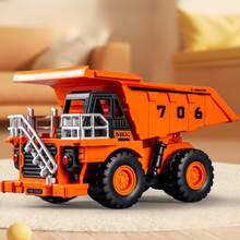 儿童仿真重工矿车惯性翻斗车玩具沙石车模型男孩卡车自卸工程车