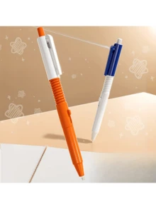 1pc Magic Water Spray Pen - Surprise Color, PVC Joke & Prank Gift, Suitable For Parties And Novelty Fun, Available In Orange/Red/Blue, Water Toy - Multicolor - View 4