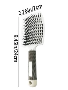 这款猪鬃镂空大弯梳，男女皆宜，可顺滑定型秀发，是完美的情人节礼物。它具有头皮按摩功能，干湿发均可使用，轻松梳理顺滑秀发，不打结。小巧便携，方便携带。 - 彩色 - 查看 19