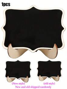 20 st mini-svart tavla-displaypaneldekoration, heminredningsskyltar, mini-anslagstavla i trä, lämplig för bröllop, bakningsdisplay, hotell, bankett, dessert, bordskort, mors dag-examen