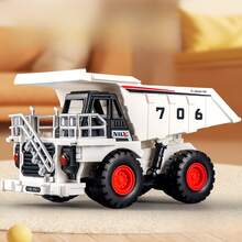 儿童仿真重工矿车惯性翻斗车玩具沙石车模型男孩卡车自卸工程车