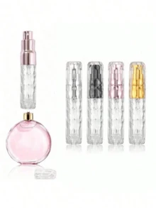 2 bình xịt nước hoa mini cầm tay có thể nạp lại, chai xịt du lịch 5ml/0.2oz, phụ kiện, quà tặng cho mẹ, phụ nữ, bé gái, phụ kiện du lịch cho kỳ nghỉ, đồ dùng thiết yếu cho chuyến du lịch mùa hè - Nhiều màu - Xem 4