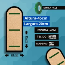 Upholstered Cloud Headboard Kit For Box Spring Bed | Single, Queen, And King – 45x20 Cm - 藍色 - 查看 2