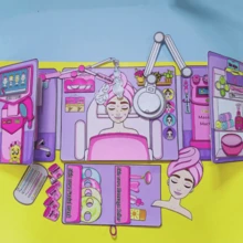 DIY Beauty & Skincare Quiet Book Craft Kit, Non-Finished Product Requires Handcrafting - Multicolor - View 11