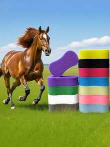 Horse Grooming Sponges For Livestock Cleaning, 1/2/4pcs Premium Horse Bath Sponge, Premium Bath Tools For Dust, Dirt & Debris Removal - Durable, Reusable & Lightweight Horse Cleaning Sponge - Gentle On Skin, Easy To Handle & Store - Ideal For After Ride Horse Cleaning & As Practical Grooming Gift For Horse Owners
