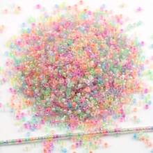 500pcs/Box Glow-In-The-Dark Letter & Number Beads, Spacer Beads For DIY Necklace, Bracelet, Craft, Jewelry Making - 500 Pieces Per Box Of Letter  Face Beads - View 6