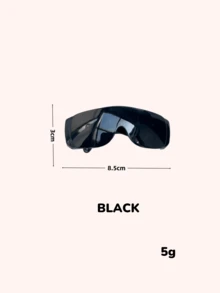 1 Bộ Phụ Kiện Búp Bê - Kính, Trang Phục Có Thể Thay Đổi, Móc Khóa, Thích Hợp Cho Mùa Hè Trở Lại Trường Học, Cập Nhật Tủ Quần Áo Búp Bê, Kính Thời Trang Đa Năng Mùa Hè & Kính Trong Suốt Nhiều Màu Sắc - Nhiều màu - Xem 3