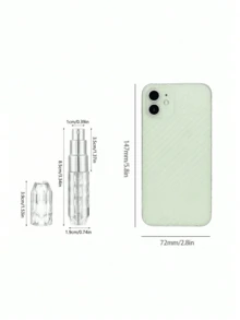 2 bình xịt nước hoa mini cầm tay có thể nạp lại, chai xịt du lịch 5ml/0.2oz, phụ kiện, quà tặng cho mẹ, phụ nữ, bé gái, phụ kiện du lịch cho kỳ nghỉ, đồ dùng thiết yếu cho chuyến du lịch mùa hè - Nhiều màu - Xem 9