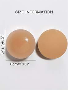 2 pares de protetores de mamilo ultrafinos reutilizáveis com caixa de presente para armazenamento, protetores de mamilo invisíveis e autoadesivos sem alças para fácil transporte, roupas íntimas e acessórios para evitar inchaços embaraçosos