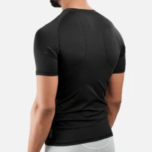 Camiseta básica negra de compresión - Negro - Ver 7