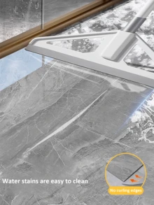 全新浴室防水地板贴纸 - 自粘防滑乙烯基瓷砖（30秒DIY升级！防霉防刮）15.7英寸 X 196.8英寸