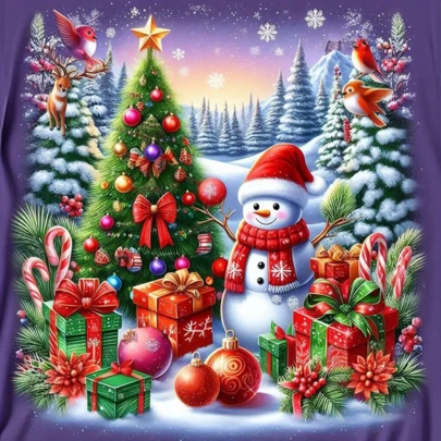 1 套成人钻石画马赛克艺术套件，全圆形钻石宝石画套装，可作为家居装饰礼物，尺寸 30x30cm/11.81x11.81 英寸